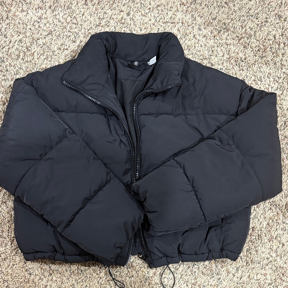 H&M Divided Black Puffer Jacket